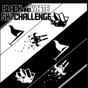 Black & white ski challenge